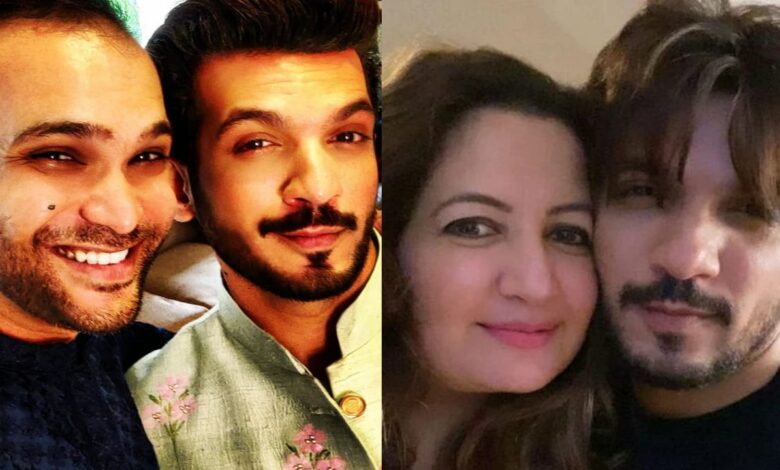 Arjun Bijlani with his siblings Niranjan Bijlani and Rohini