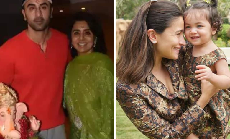 Ranbir Kapoor and Neetu Kapoor perform Ganesh aarti together; netizen asks