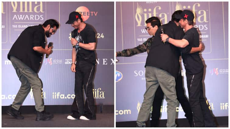 Shah Rukh Khan Reacts To Rana Daggubati Gesture Of Touching His Feet As